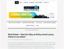 Tablet Screenshot of dailyproperties.com